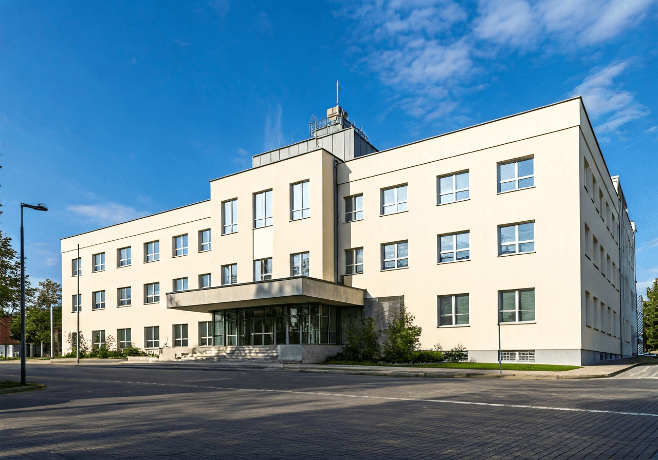 Odolena Voda PSČ: Rychlý přehled (krok za krokem) 3 Modern facade of a Czech municipal building, clean architecture, sunny day, professional editorial photography, soft natural light, 85mm lens, highly detailed, no text, no letters