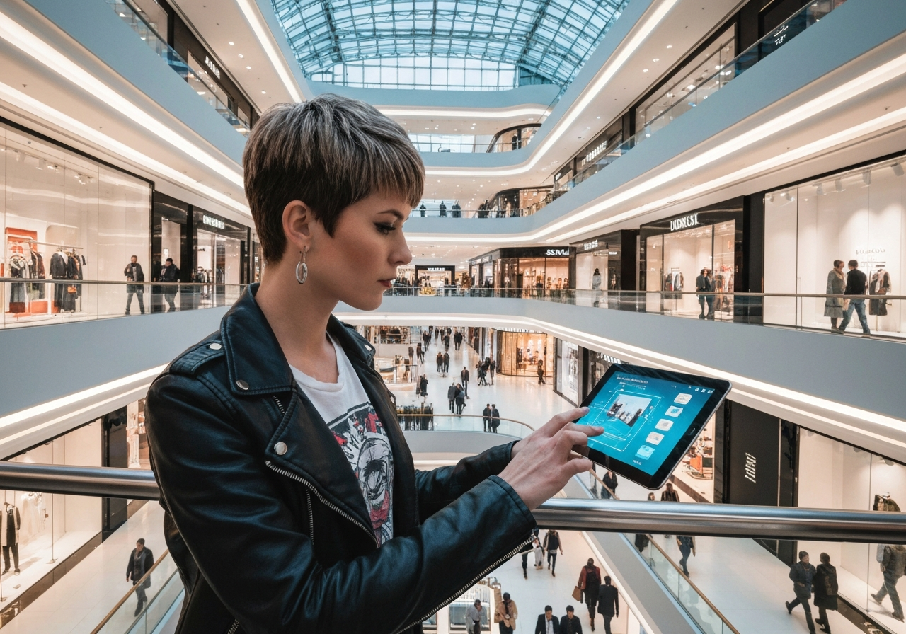 A professional close-up of a person's hand placing a well-packaged parcel into a modern, automated Z-BOX terminal, Hradec Králové urban background, soft morning light, editorial photography, 85mm lens, high resolution, no text, no words, no letters.